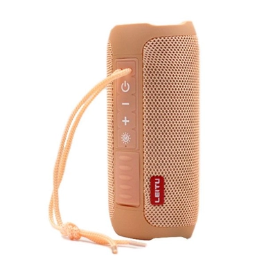 Light pink Leitu LK - 34 Bluetooth Speaker