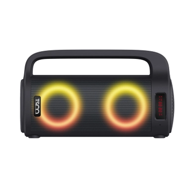 TSCO portable Bluetooth speaker with handle and dual RGB ring lights
