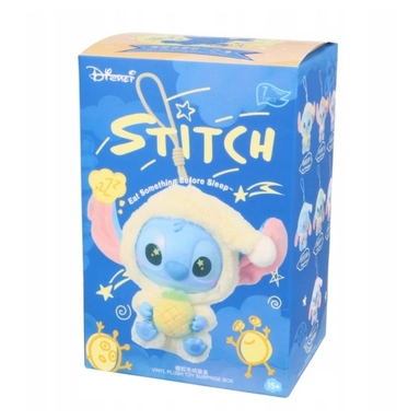 Disney Stitch collectible toy box featuring Stitch in a sheep costume holding pineapple.